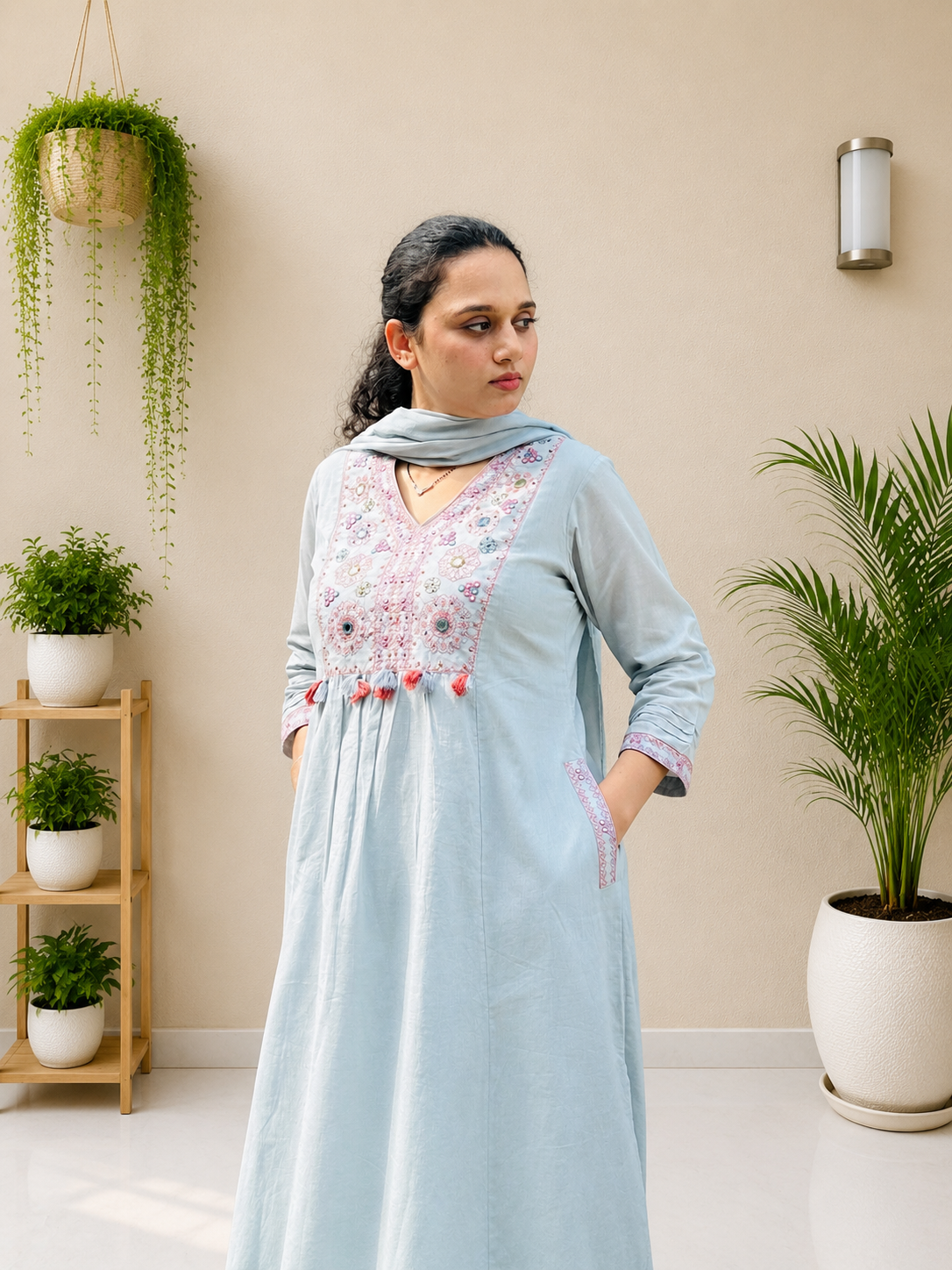 Mint Blossom- Soft hues