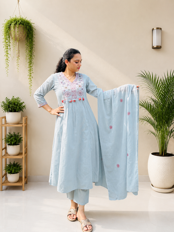Mint Blossom- Soft hues