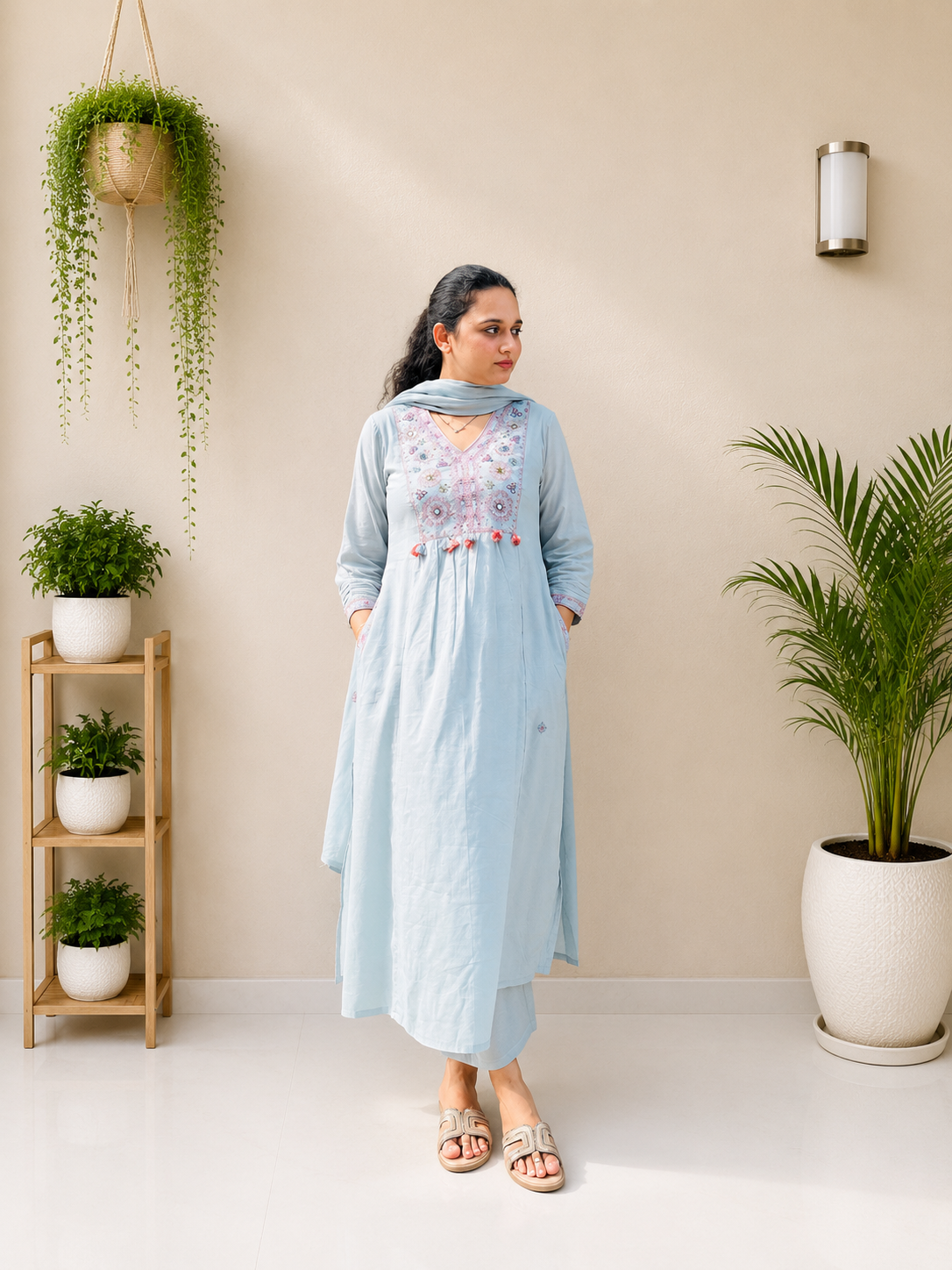 Mint Blossom- Soft hues