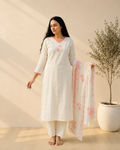 Ivory Meher Mirror Suit
