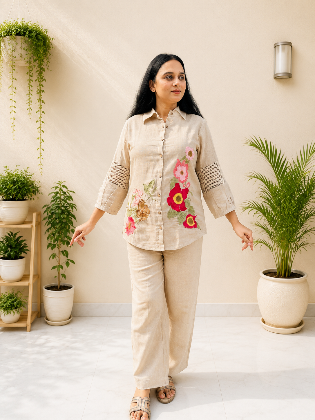Garden Floral Co ord set
