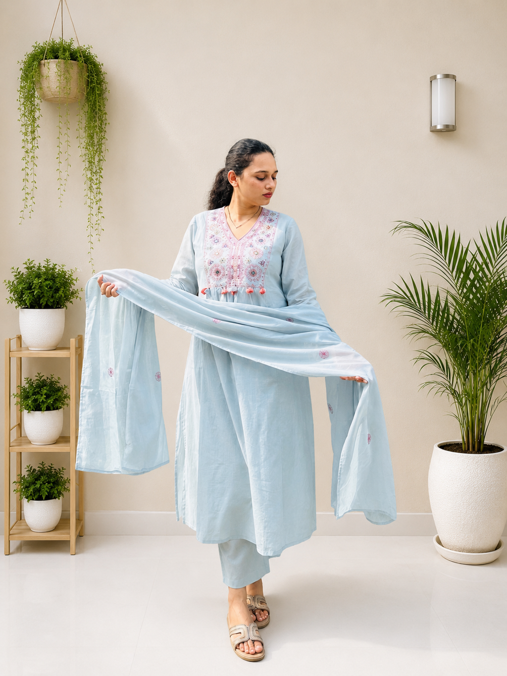 Mint Blossom- Soft hues